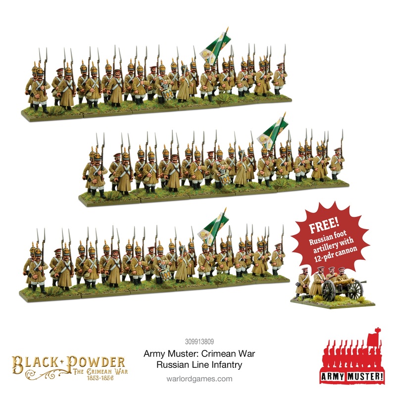 Army Muster: Crimean War Russian Line Infantry