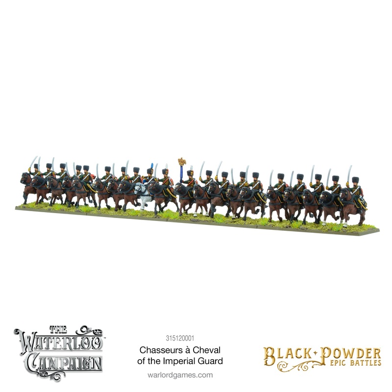 Black Powder Epic Battles: Waterloo - French Chasseurs  Cheval of the Imperial Guard