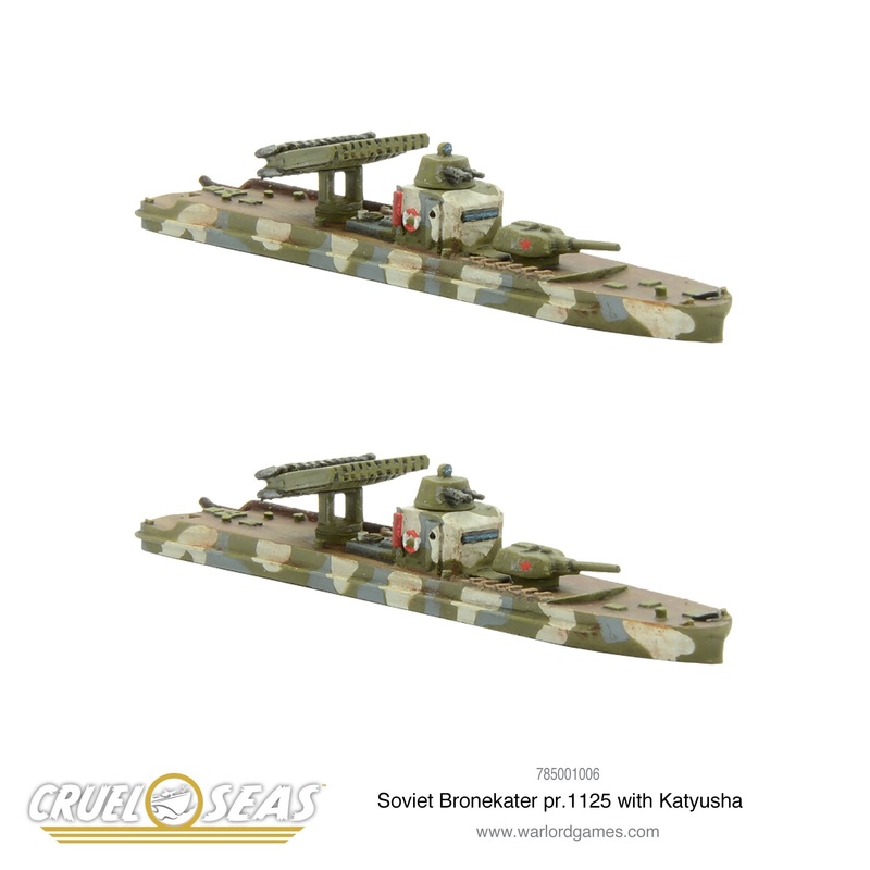 Cruel Seas: Soviet Bronekater pr.1125 with Katyusha