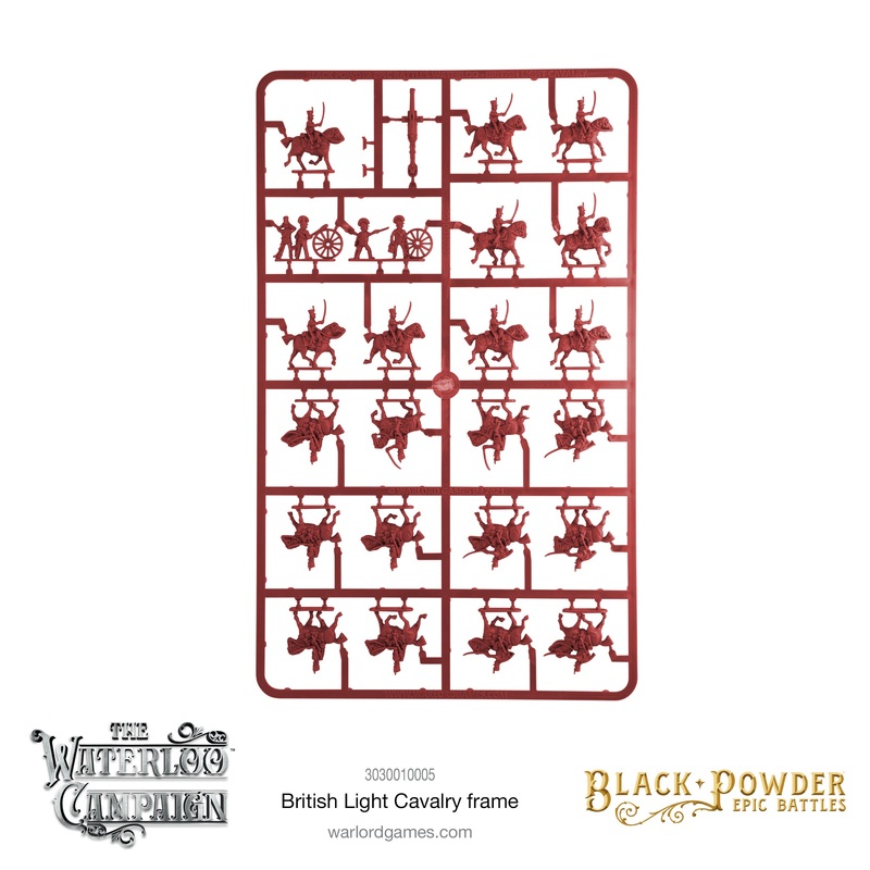 Epic Battles Waterloo -  British Light Cavalry Sprue
