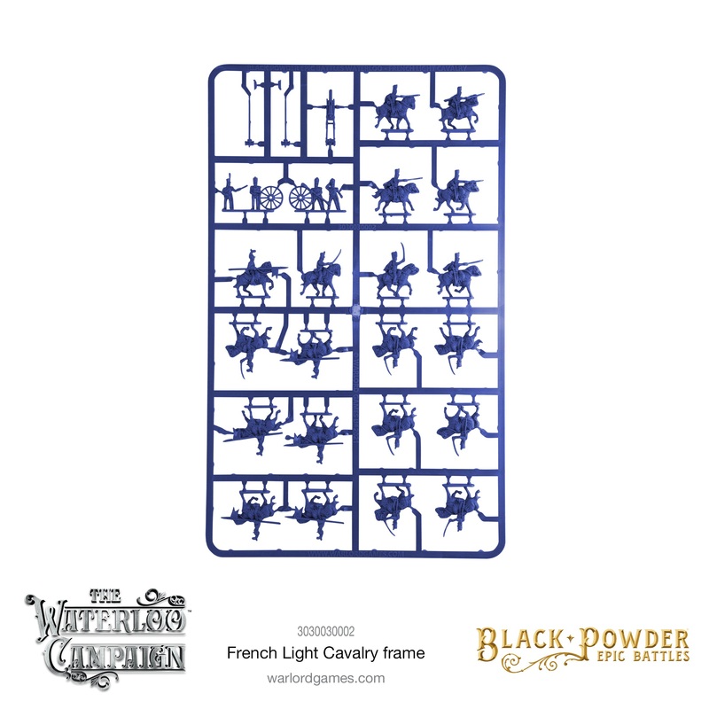 Epic Battles Waterloo -  French Light Cavalry Sprue