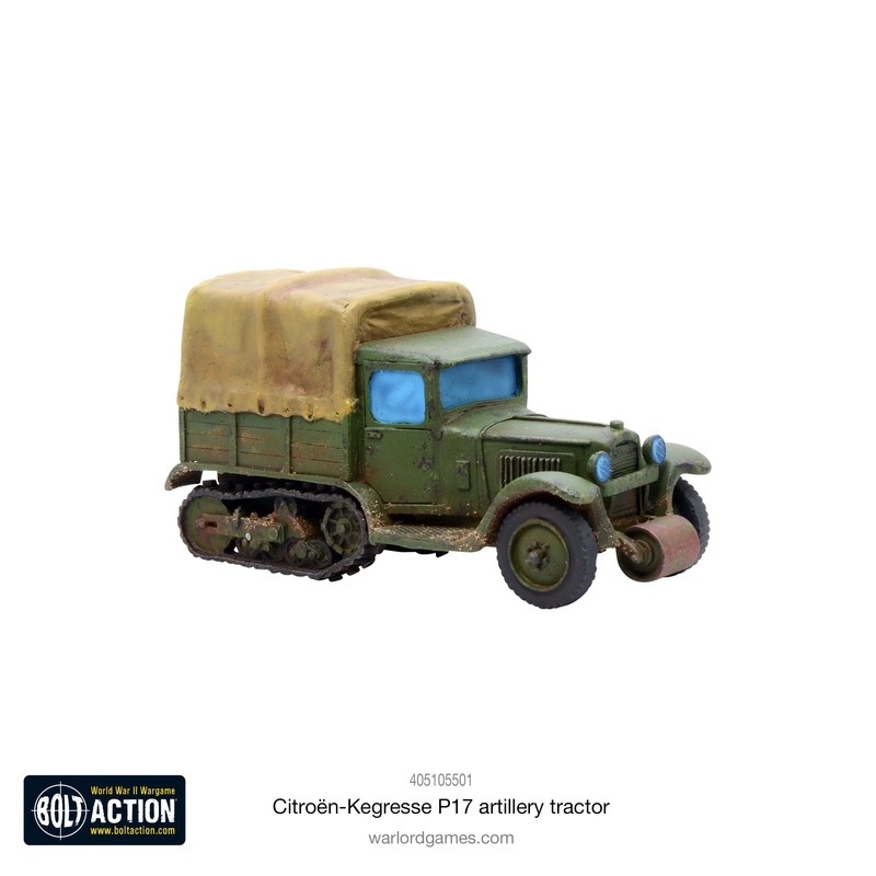 Citroen Kegresse P17 artillery tractor