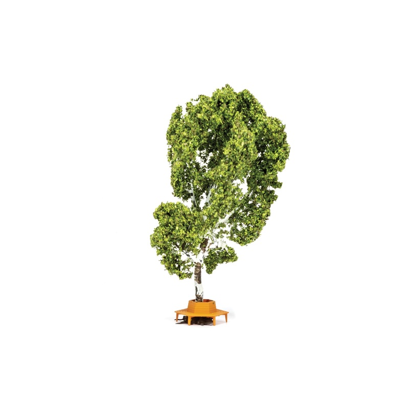 Tree with Circular Bench - 11cm