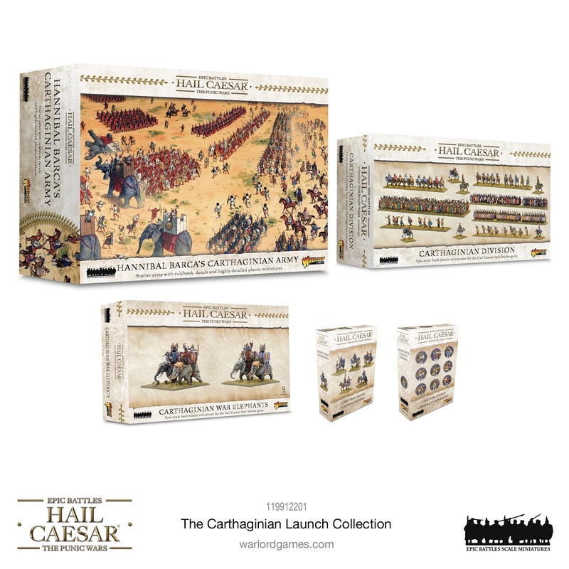 Hail Caesar Epic Battles  The Carthaginian Launch Collection