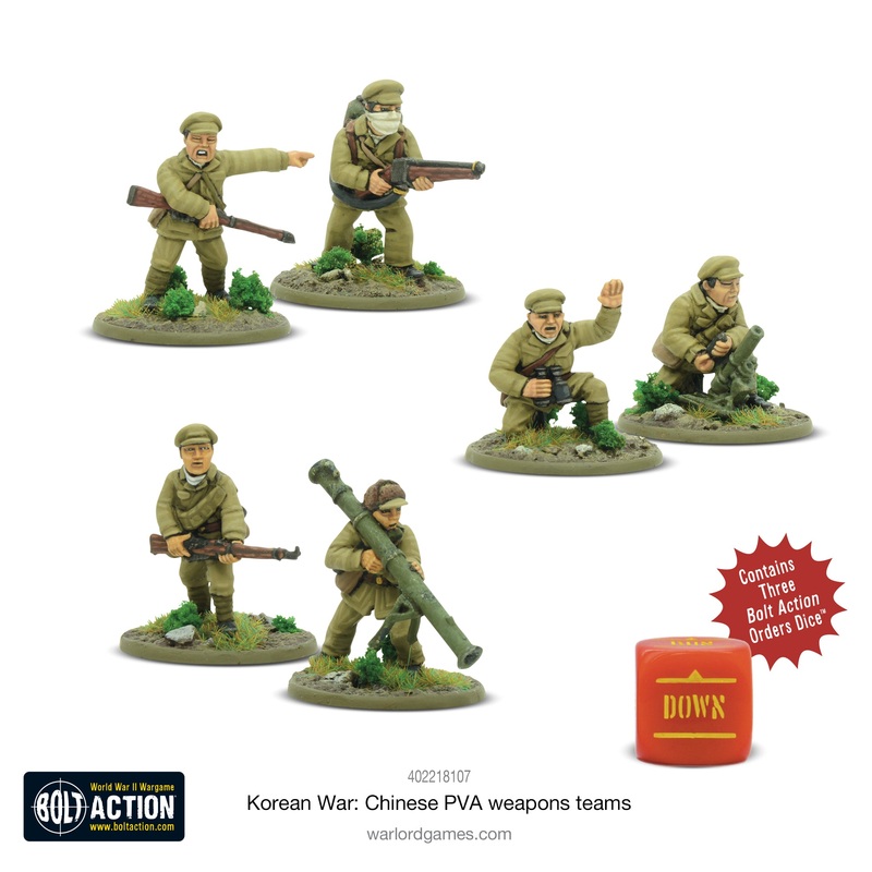 Korean War: Chinese PVA weapons teams