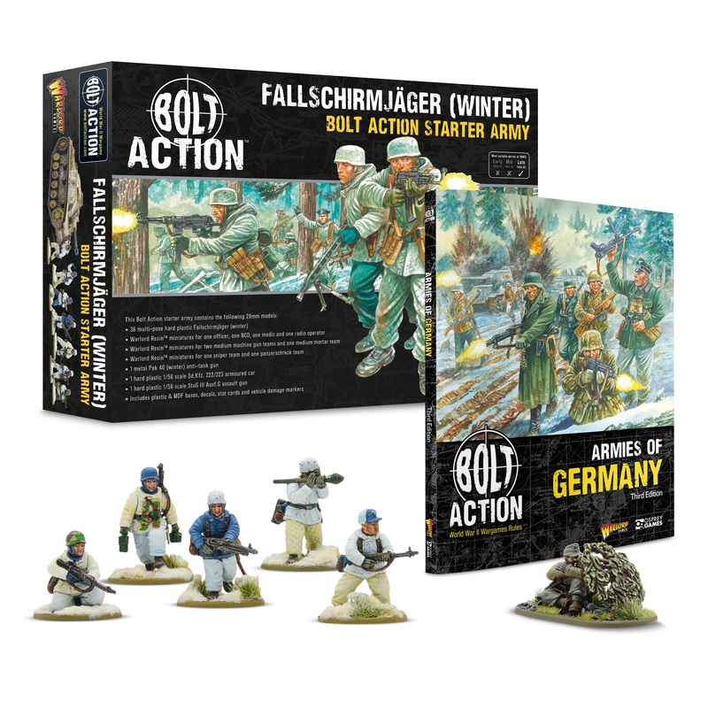 German Fallschirmjger (Winter) Starter Army with Armies of Germany