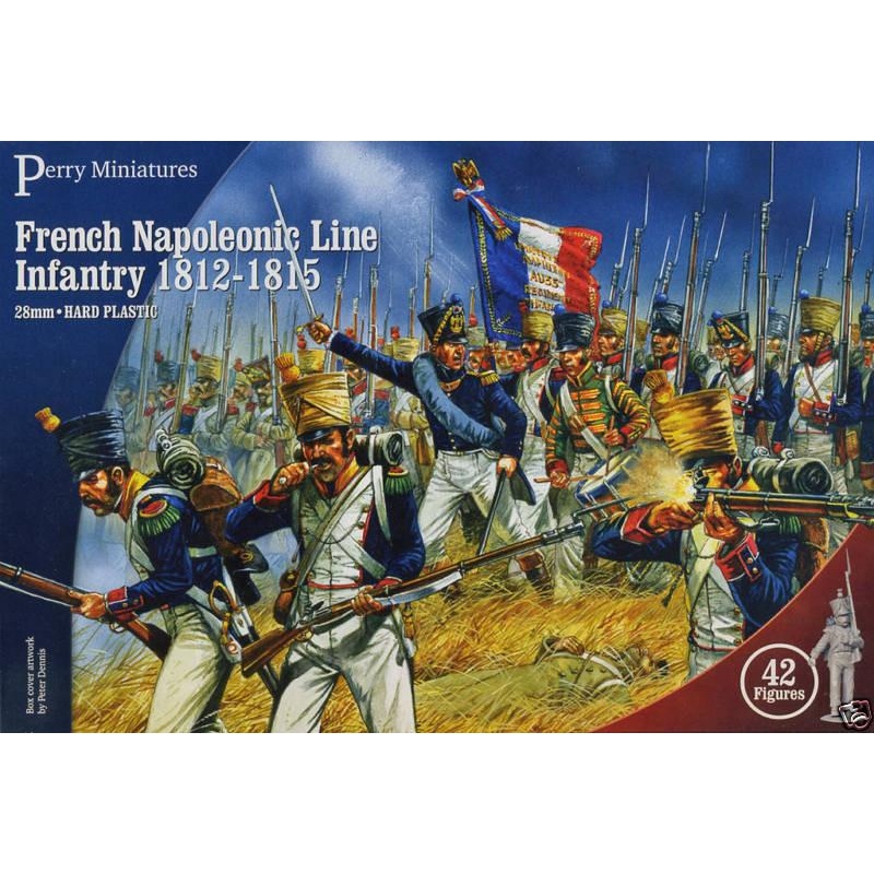 Napoleonic Wars: French Line Infantry plastic (1812-1815) plastic boxed set