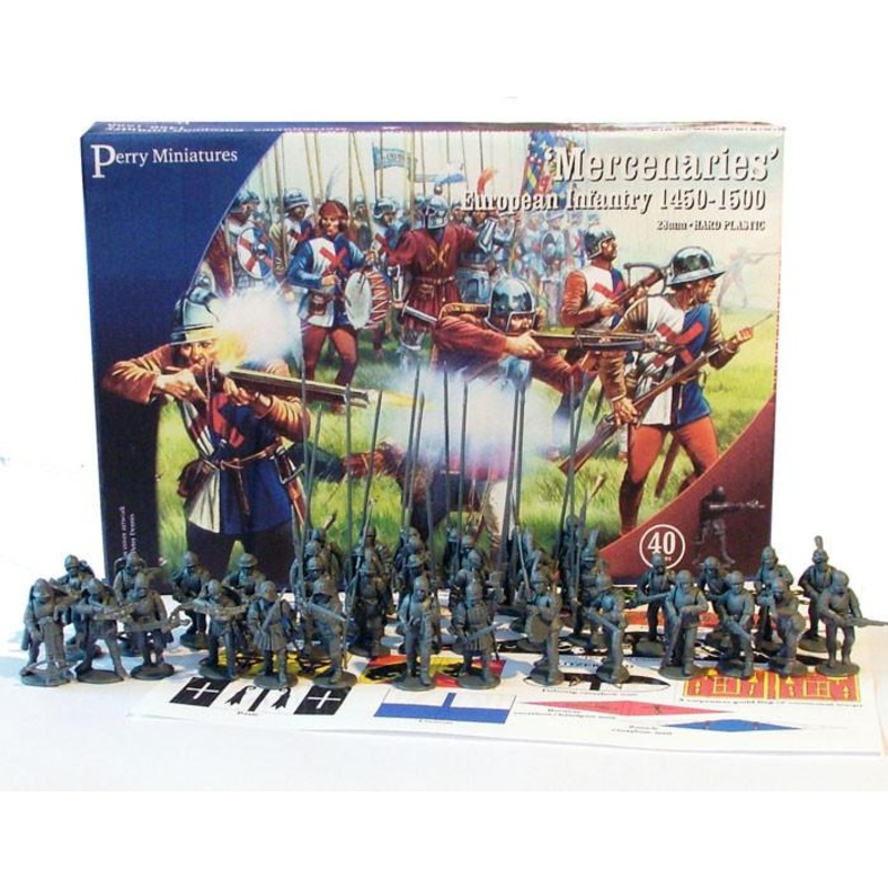 Wars of the Roses: Mercenaries - European Infantry (1450-1500) plastic boxed set