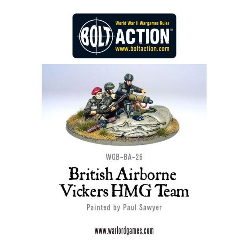British Airborne Vickers MMG Team