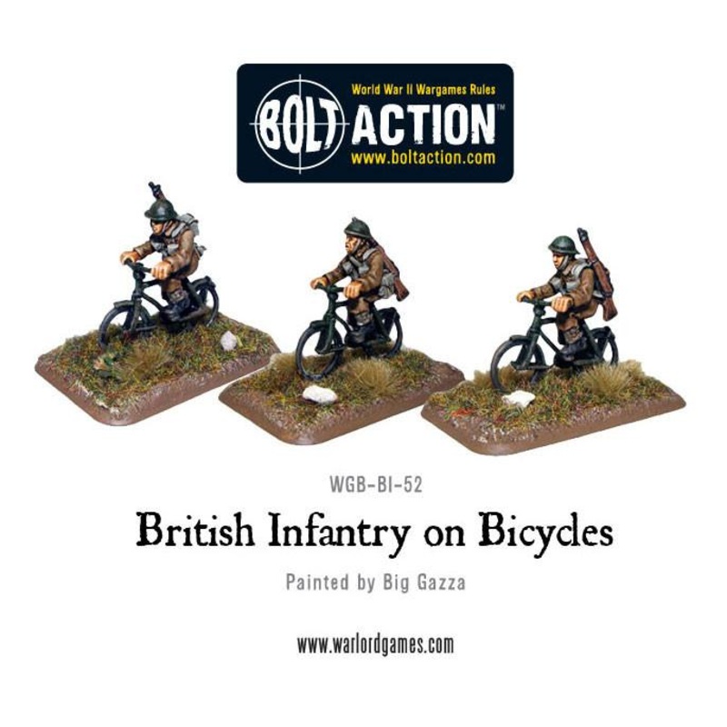 British Infantry on bicycles