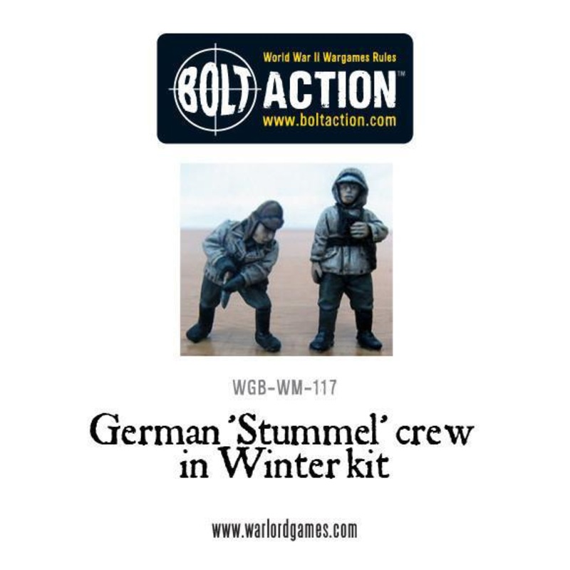 German 'Stummel' crew in Winter kit