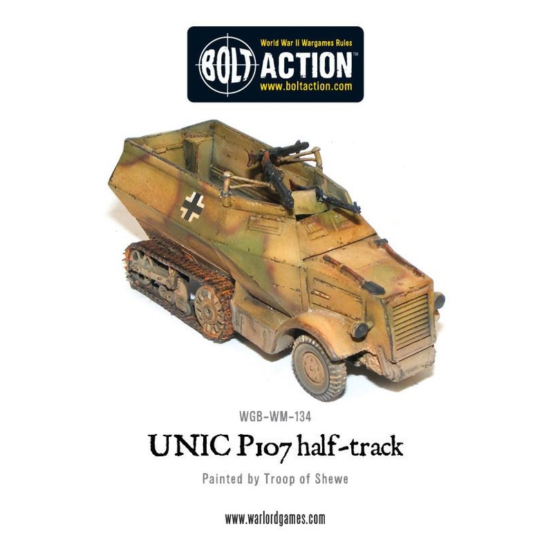 German UNIC P107 Half-track