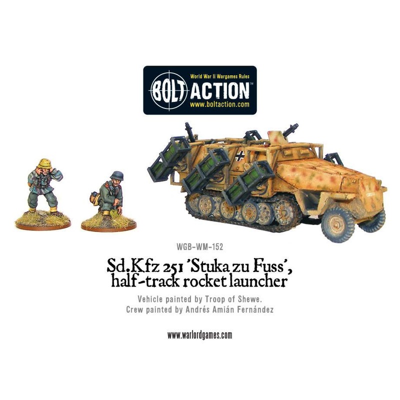 Sd.Kfz 251 'Stuka zu Fuss', halftrack rocket launcher