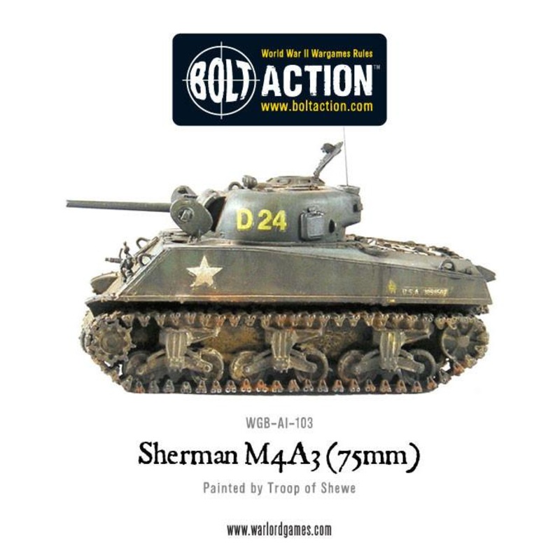 Sherman M4A3 75mm Tank
