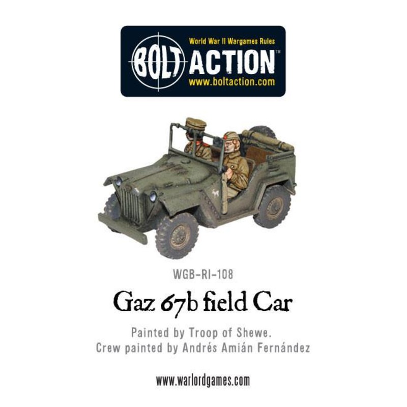 Soviet Gaz 67b field Car