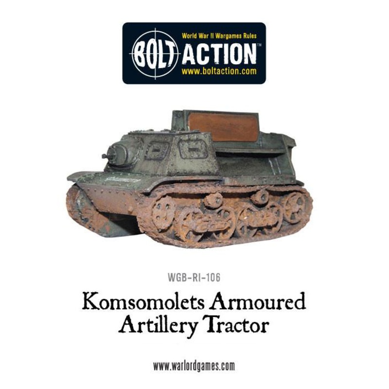 Soviet Komsomolets Armoured Artillery Tractor