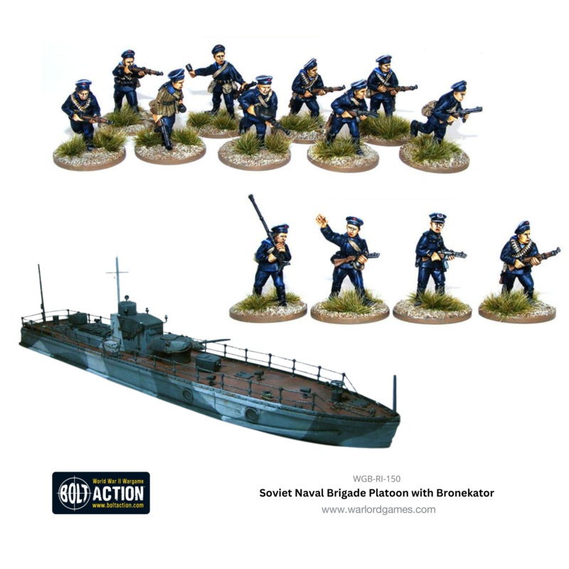 Soviet Naval Brigade Platoon with Bronekator