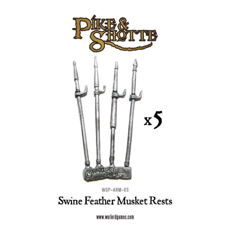 20 Swine Feather Musket Rests