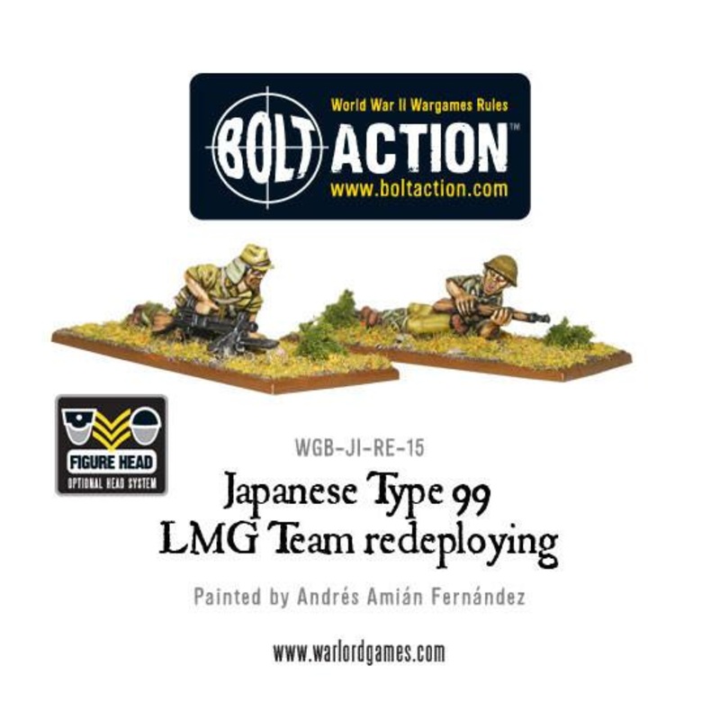 Japanese Type 99 LMG Team Redeploying