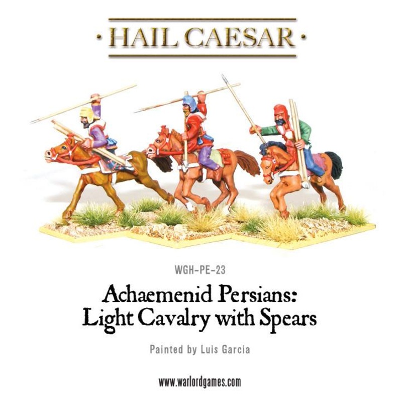 Persian light cavalry with spears