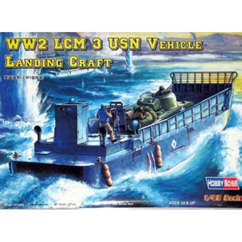 Plastic LCM3 USN landing craft