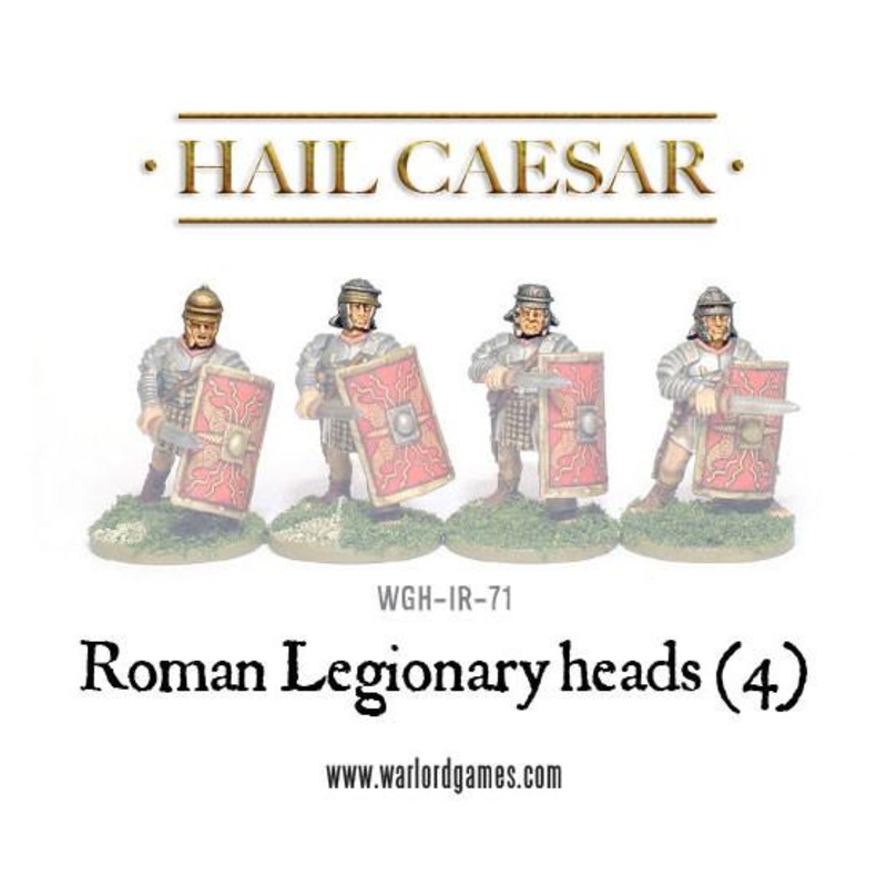 Roman Legionary heads (4)