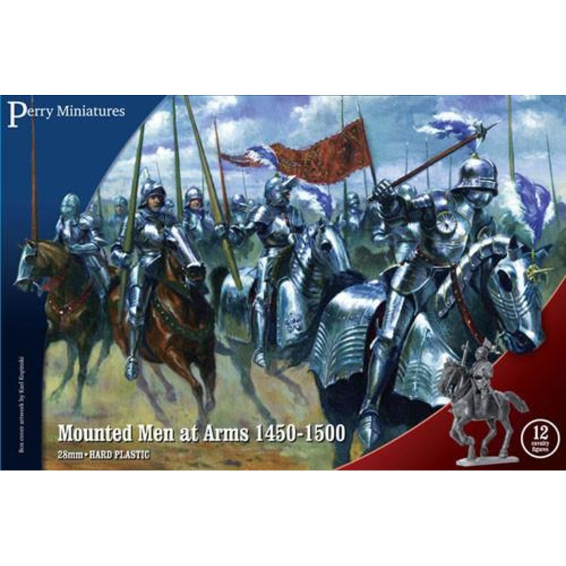 Wars of the Roses:  Mounted Men-at-Arms (1450-1500) plastic boxed set