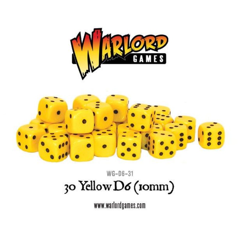 30 Yellow D6 (10mm)