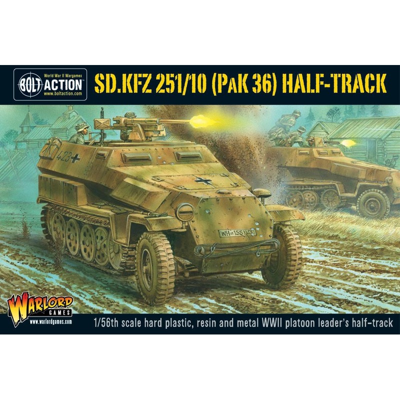 Sd.Kfz 251/10 half-track (3.7cm PaK) plastic boxed set