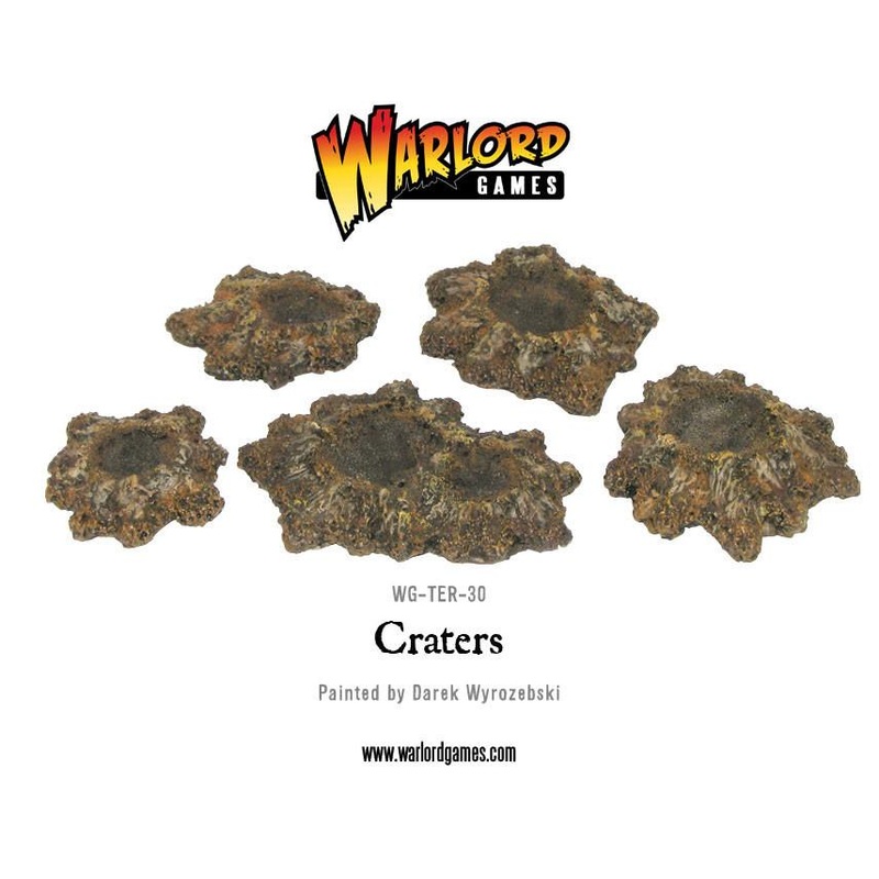 Shell holes and craters