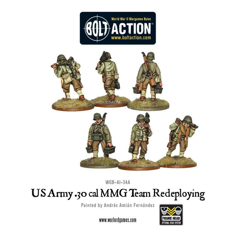 US Army 30 Cal MMG team redeploying