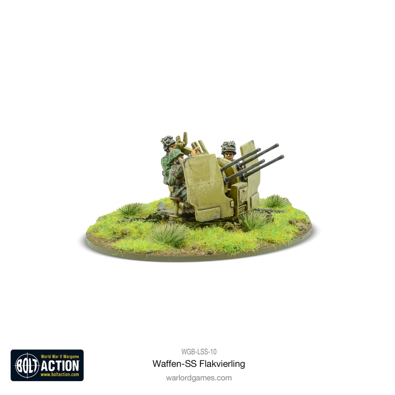 Waffen-SS 20mm Flakvierling 38 AA-gun (1943-45)