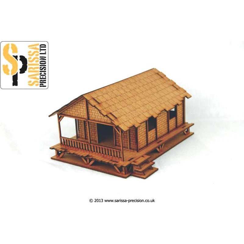 Woven Palm Style Village House - Low