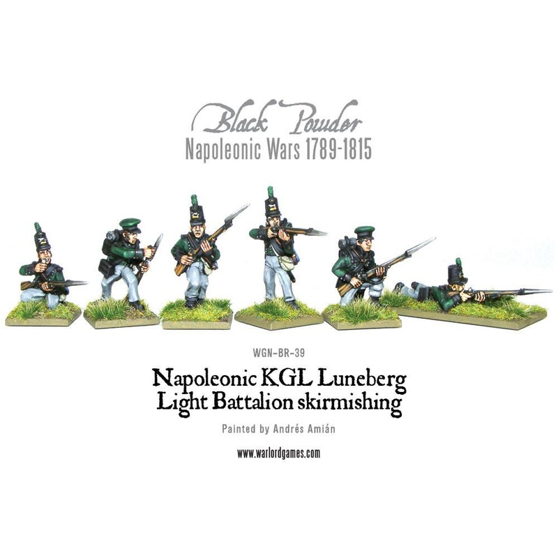 Napoleonic KGL Luneberg Light Battalion skirmishing