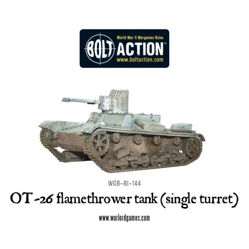 OT-26 flamethrower tank (single turret)