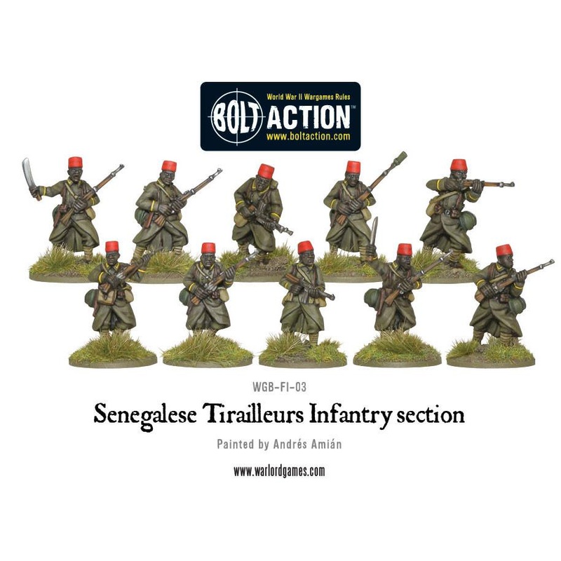 Senegalese Tirailleurs Infantry section