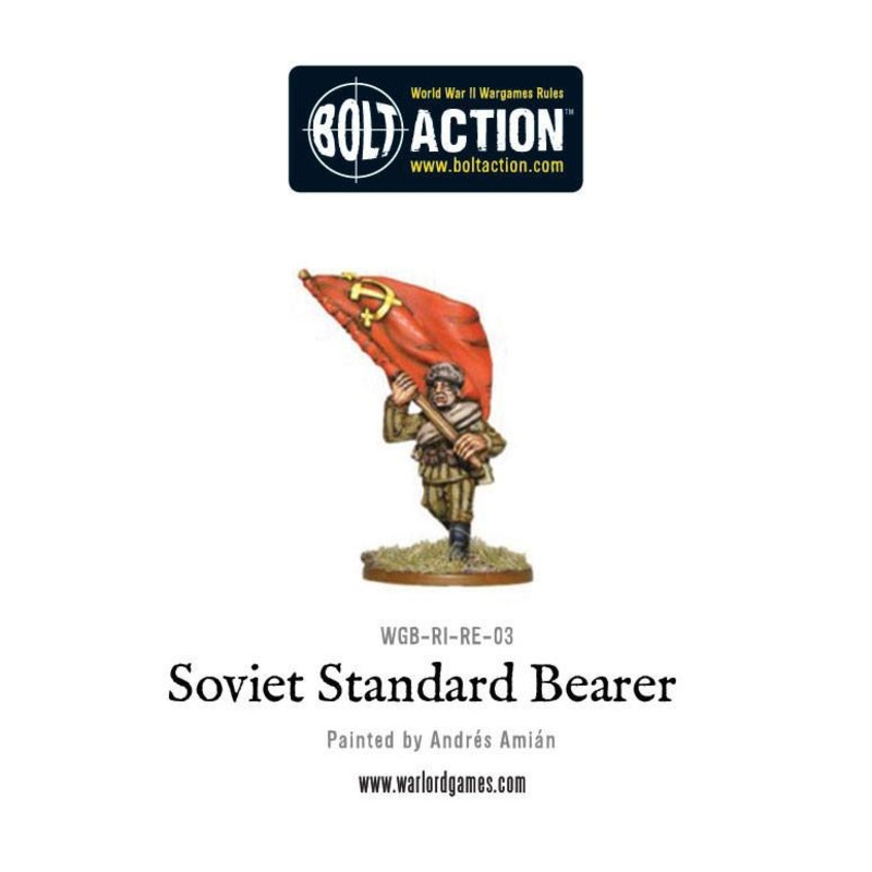 Soviet standard bearer