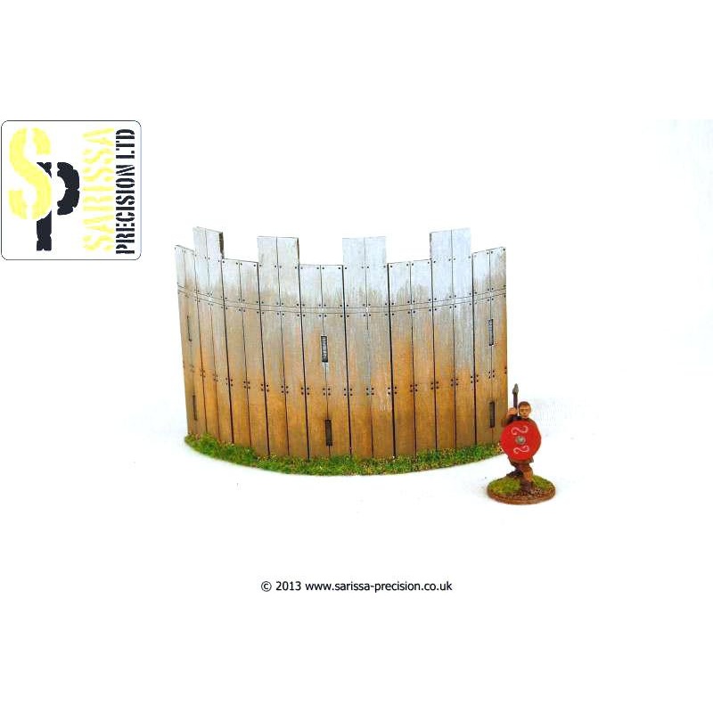 Wooden Palisade Corner