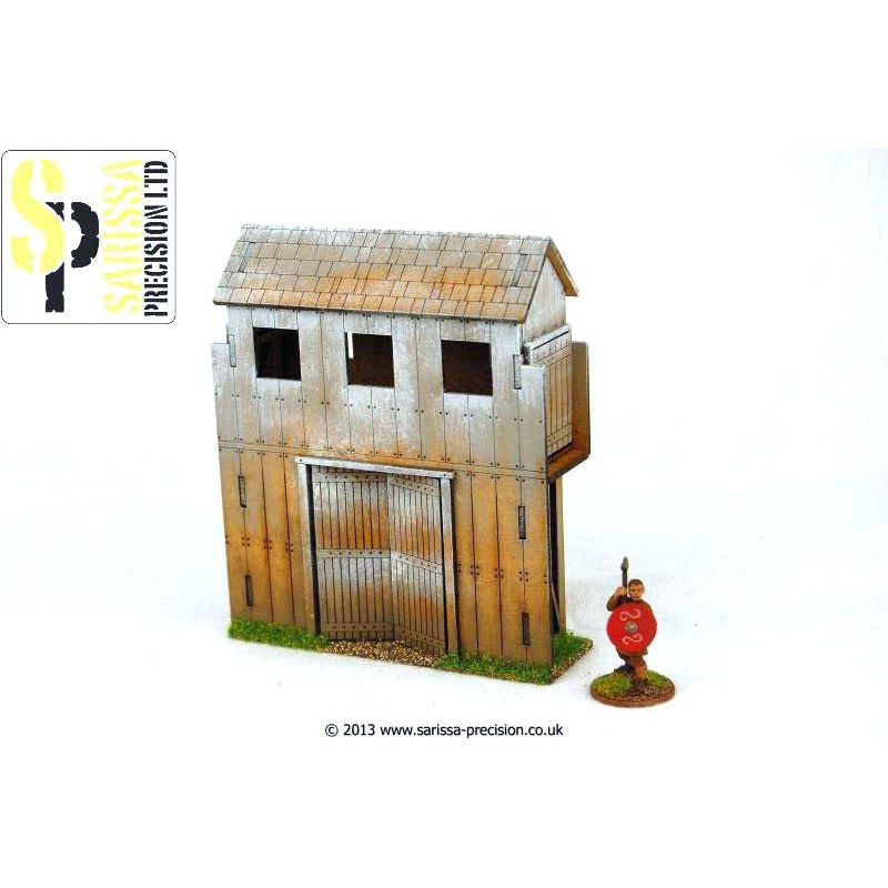 Wooden Palisade Gated Wall