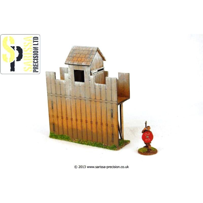 Wooden Palisade Watch Tower - Straight