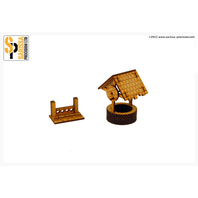 English Timber Framed 28mm Well & Stocks #1