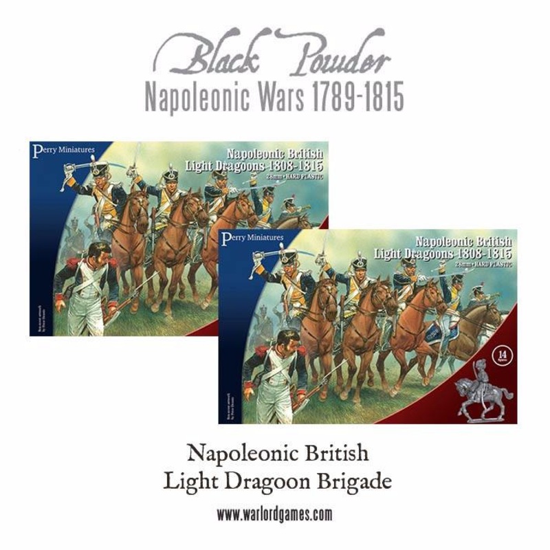 Napoleonic British Light Dragoons 1808-1815 Brigade (2 boxes)