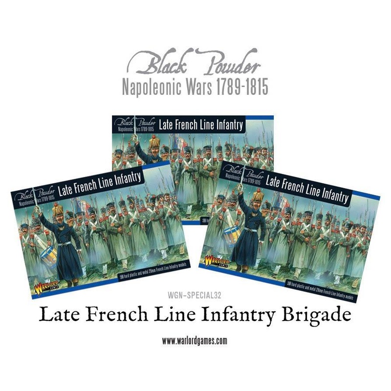 Napoleonic Late French Line Infantry (1812-1815) Brigade