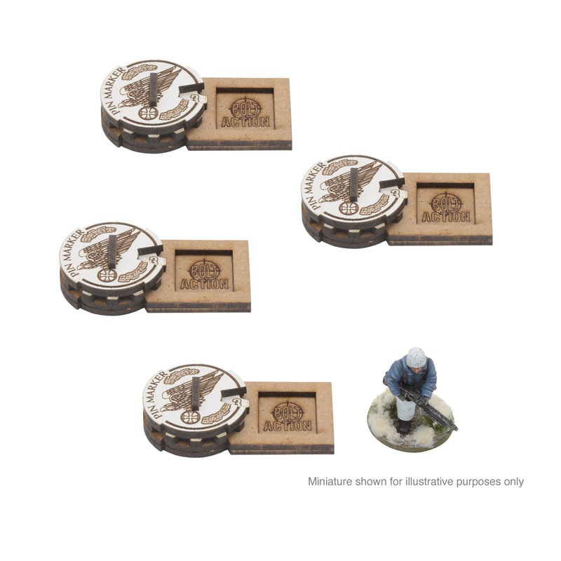 Bolt Action MDF Unit Pin Markers - Fallschirmjger
