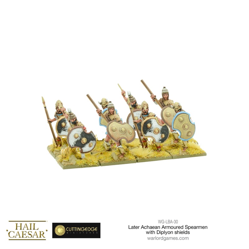 Later Achaean Armoured Spearmen with Diplyon Shield