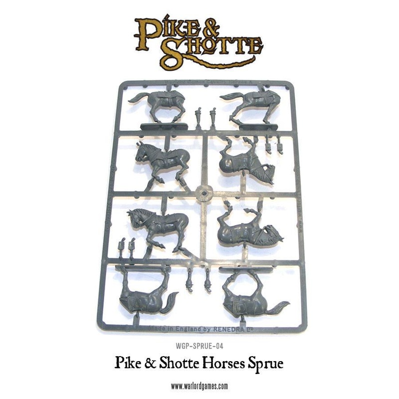 Pike & Shotte Horses Sprue
