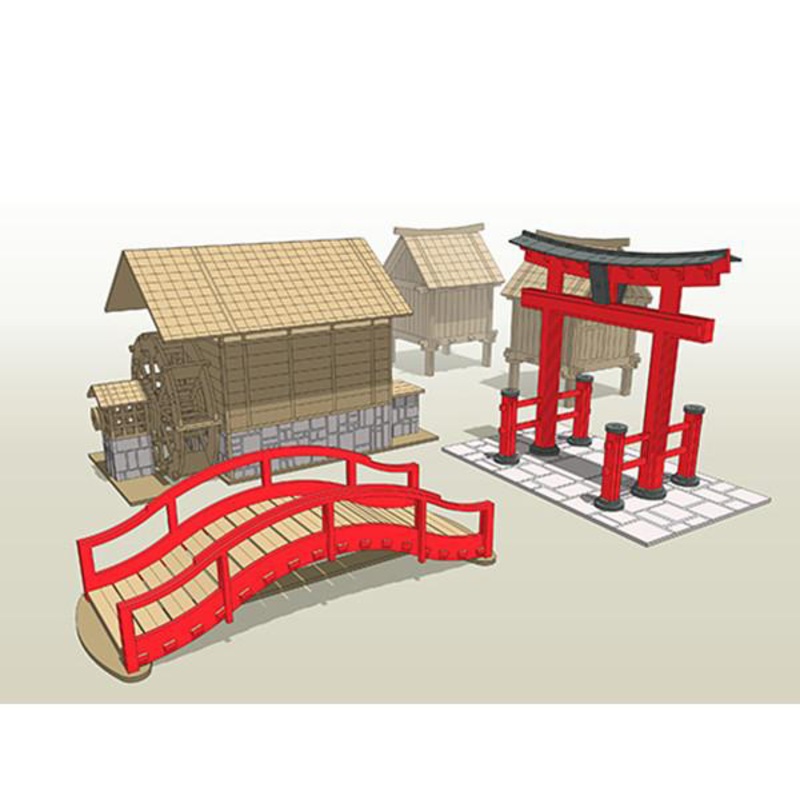 Feudal Japan Scenery Set
