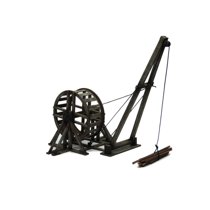 Small Treadwheel Crane