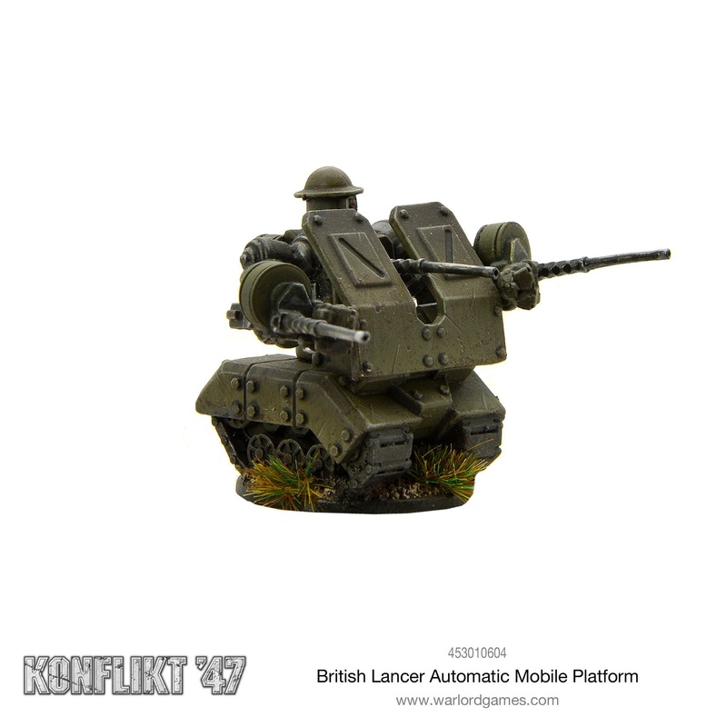 British Lancer automated mobile platform