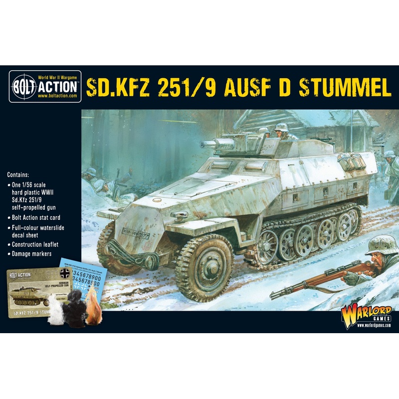 Sd.Kfz 251/9 Ausf D (Stummel) half-track